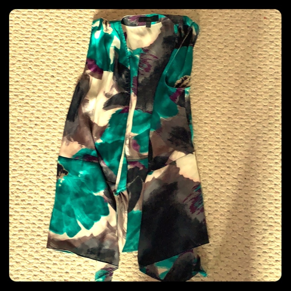 Multicolored chiffon blouse